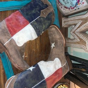 Roper Texas flag boots women’s size 7